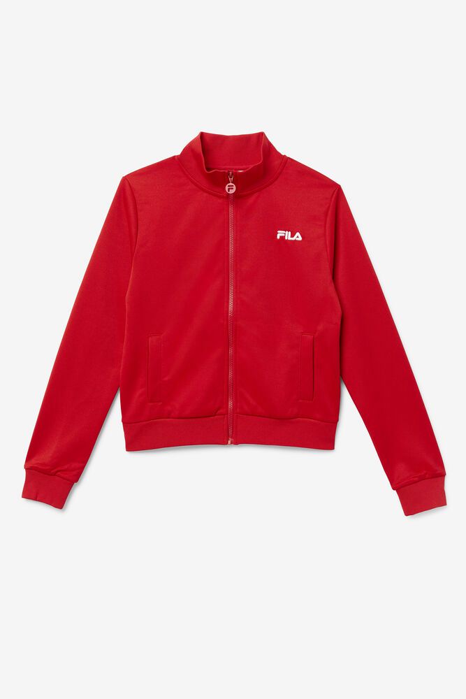 Fila Jacket Roopam Track Womens Red - India SMV-165403